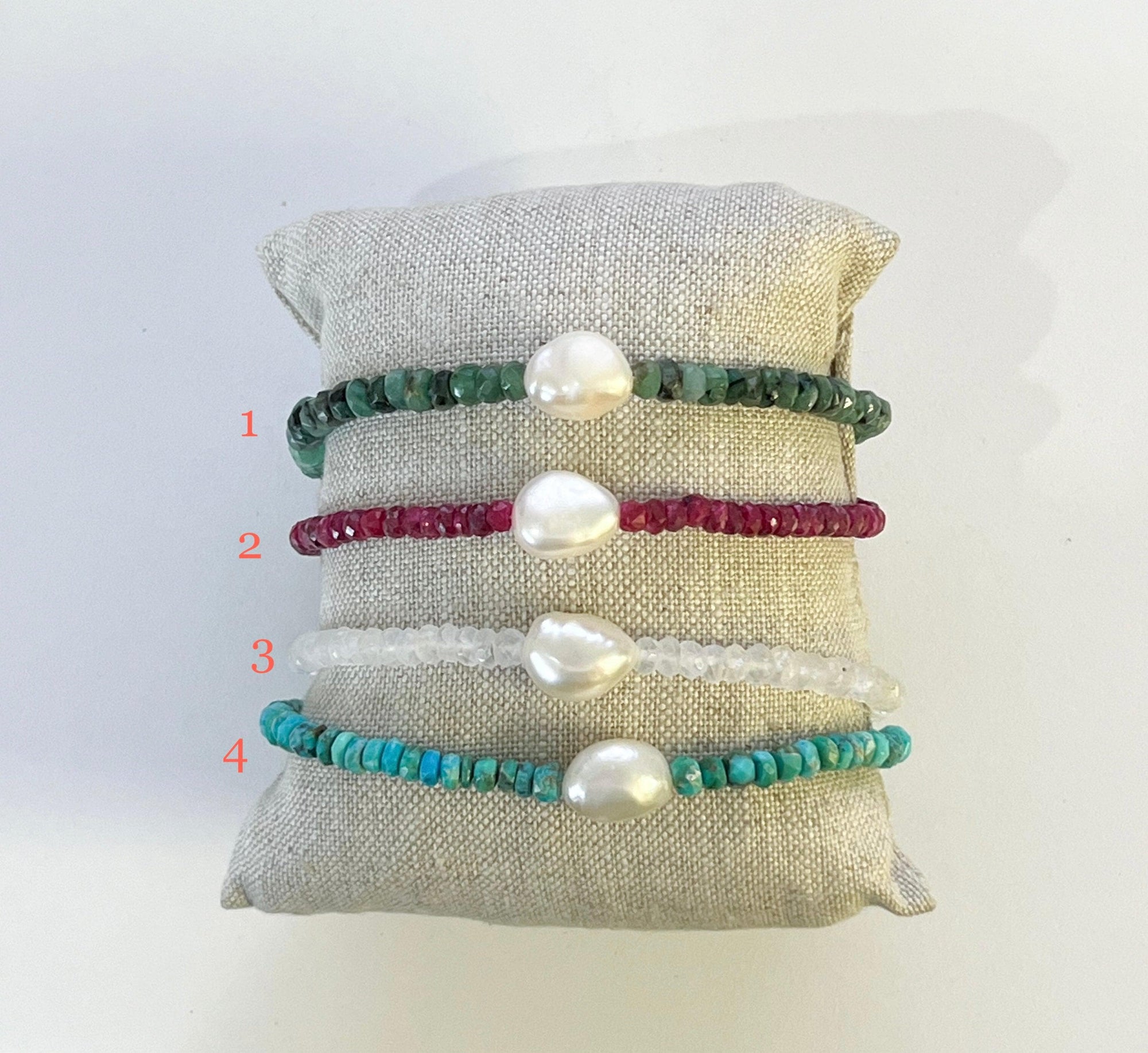 ela by ela rae baroque pearl candy bracelets