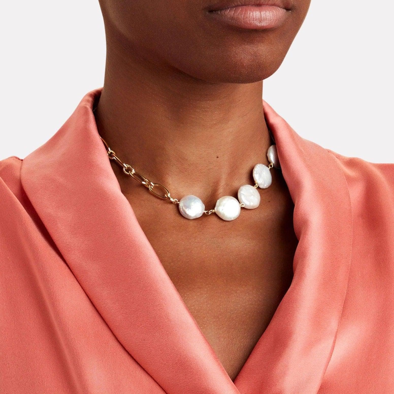 Anne Klein Three Row Gradulated Pearl Collar Necklace, 18.5