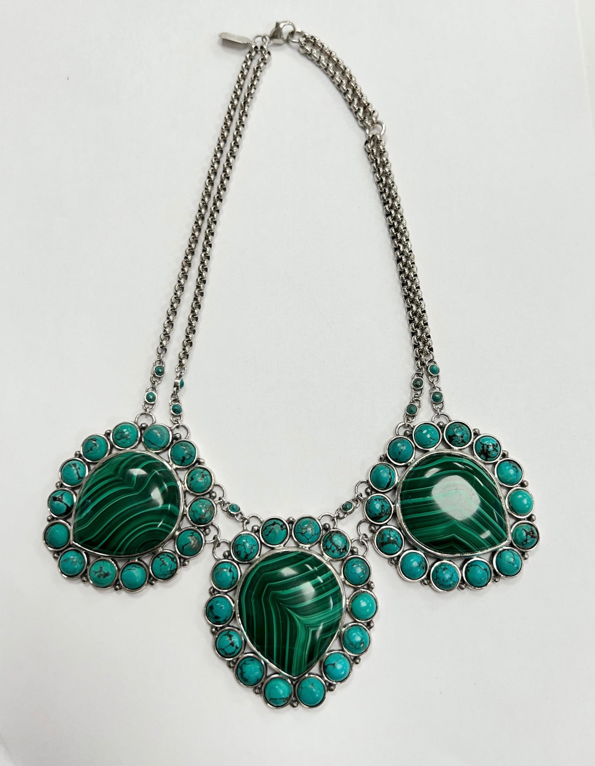 mai malachite & turquoise necklace