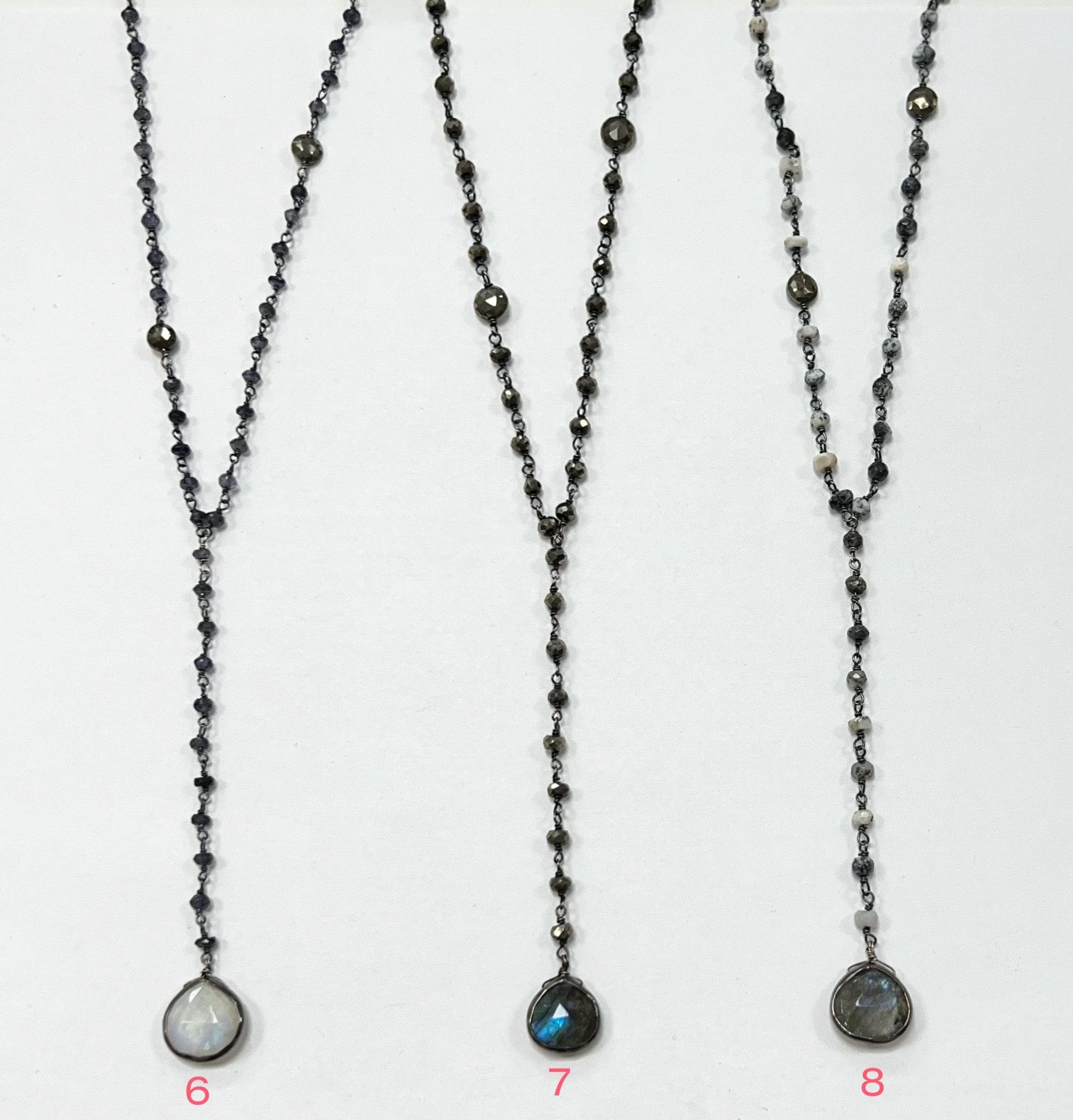 yaeli 32" satellite necklaces