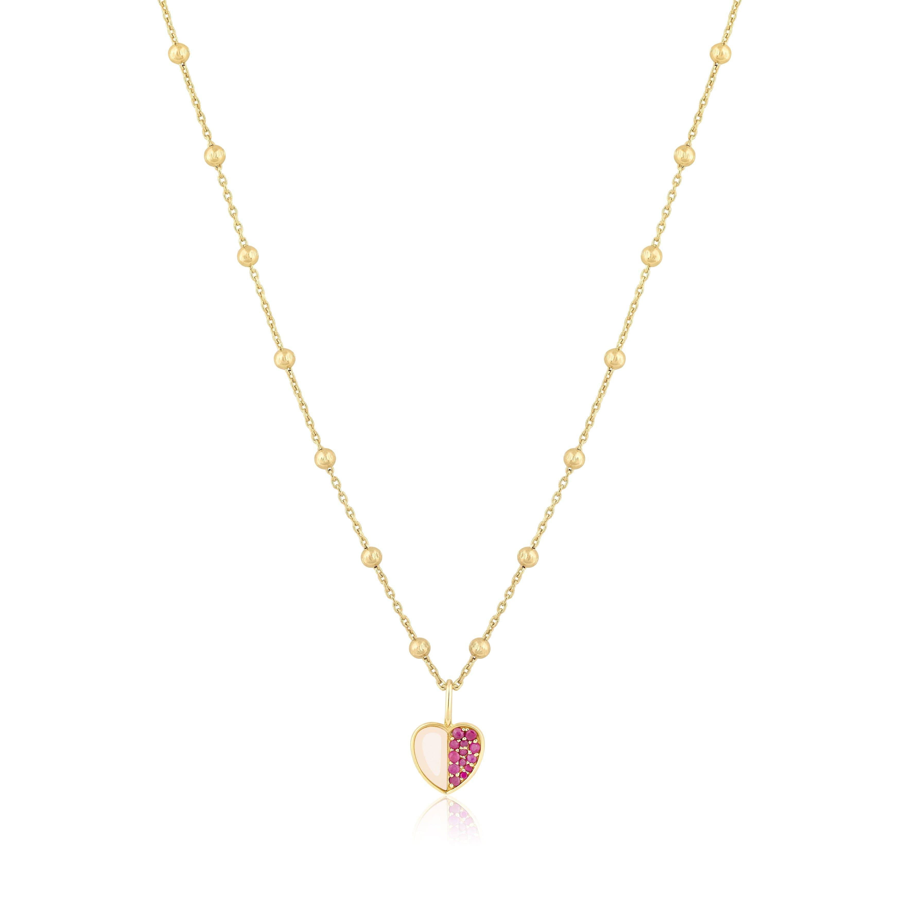 Half on sale heart charm