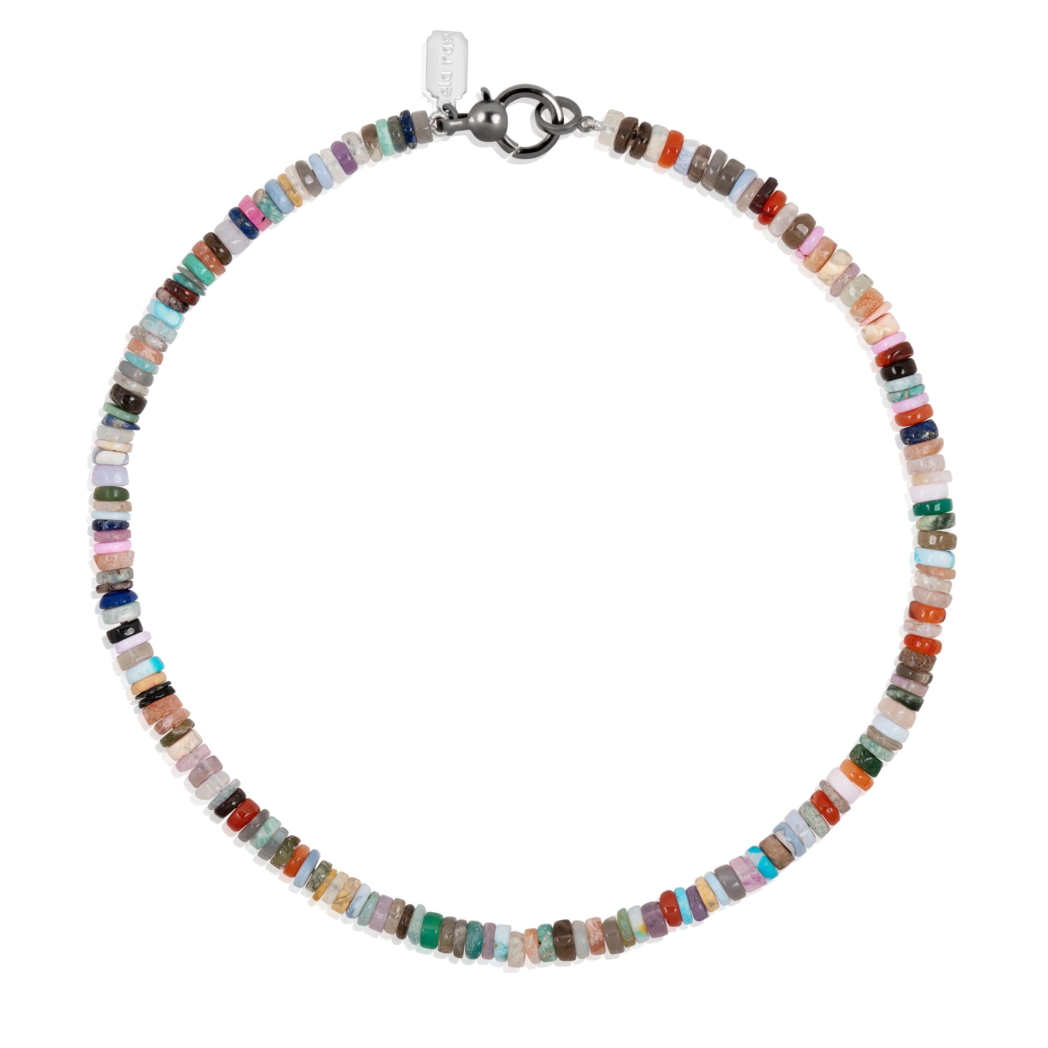 Multicolor Candy necklace with gold and silver | Murano glass jewelry | La  Fondazione