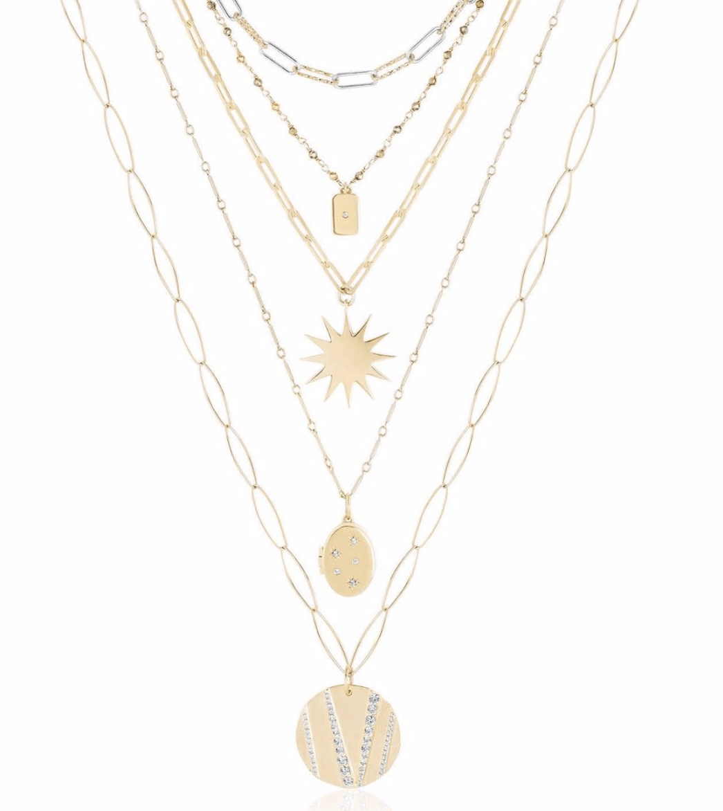 Sunshine Necklace | Hortense Jewelry: Paris Savoir-Faire x LA Glamour