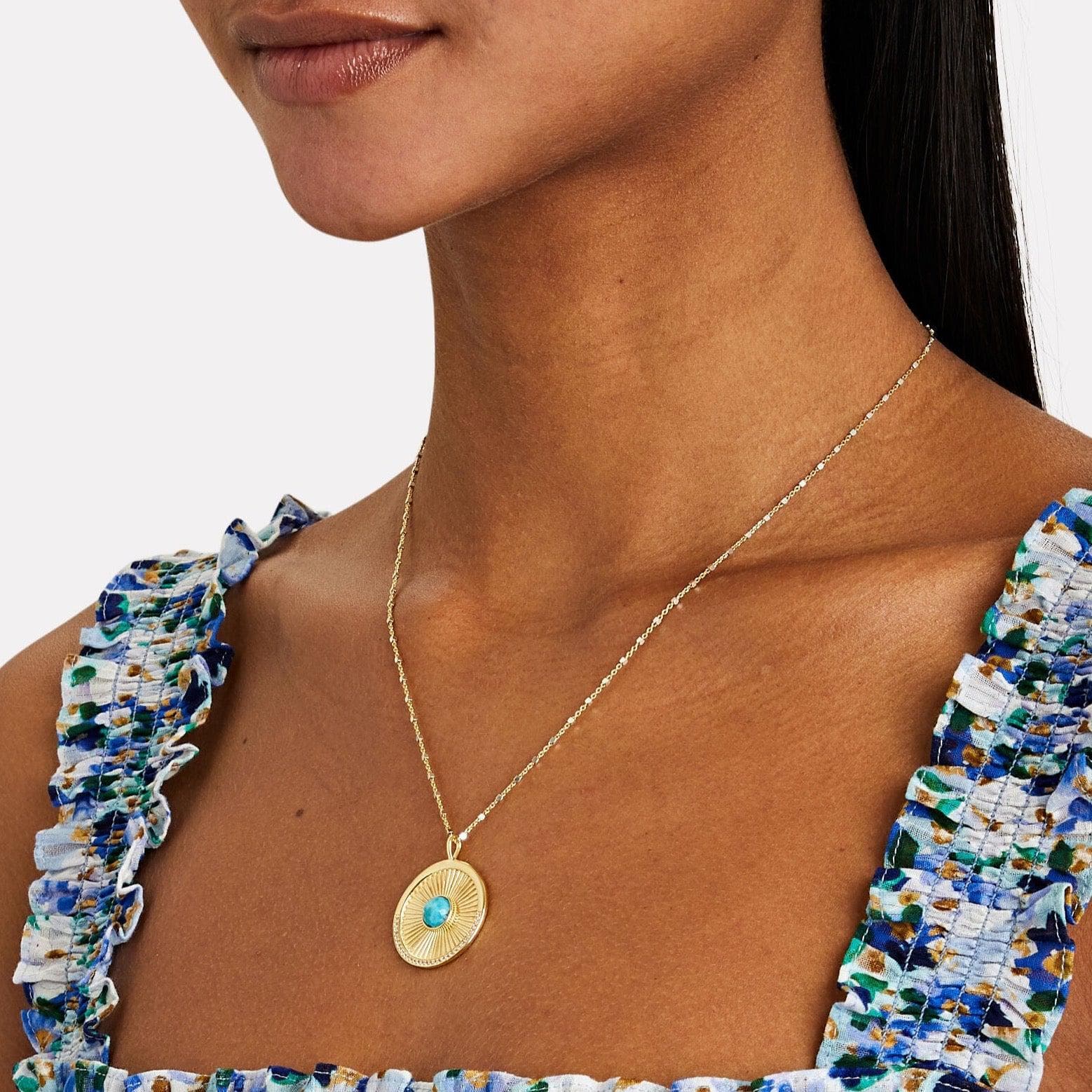 ELA RAE Opal Mixed shops Candy 14K Gold-Plated & Zircon Necklace