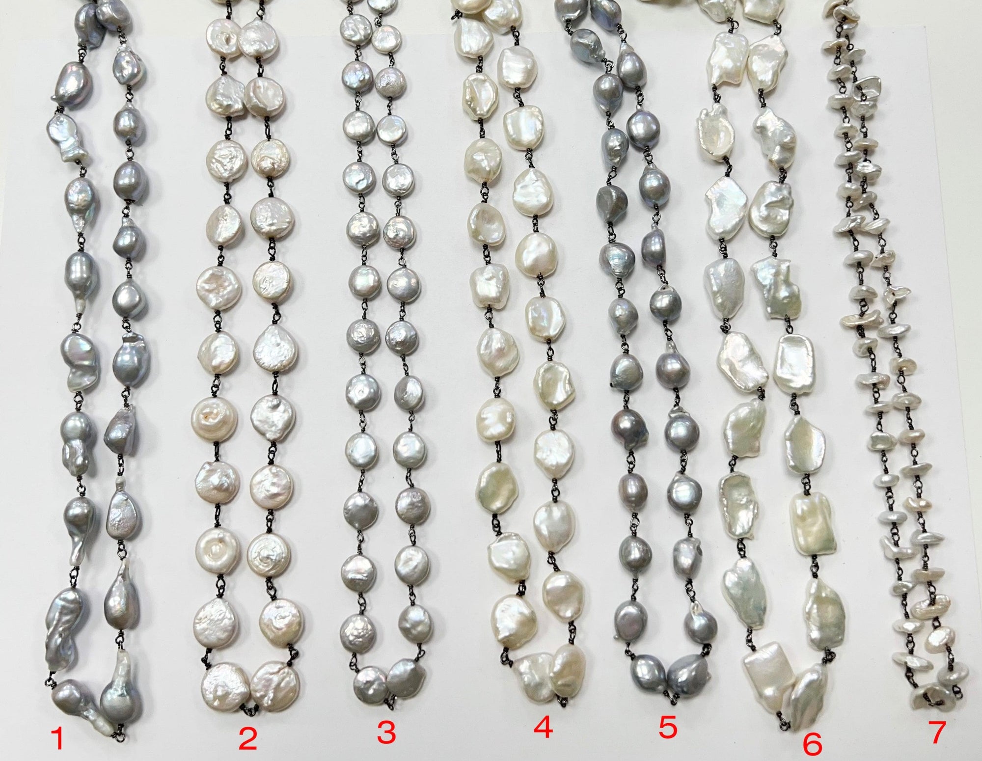 diana grand 42" pearl necklaces